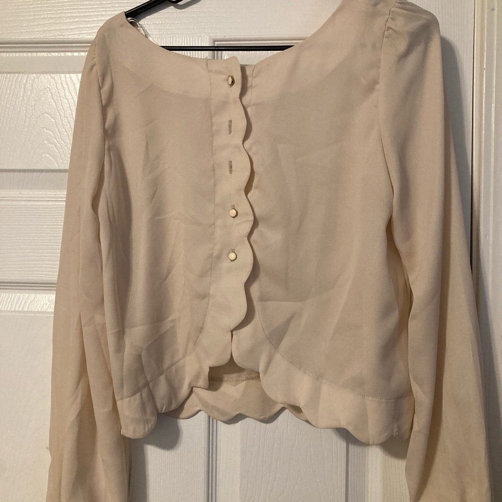 Women’s Double Zero Button Down Shirt Size M